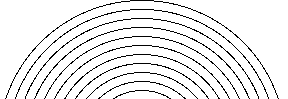 curved layers, concave down